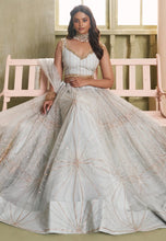 Grey sparkly Lehenga