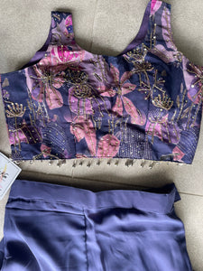 Boutique collection - violet palazzo with jacket