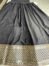 Sara - black and gold elegant Lehenga