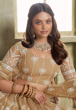 Chiku gold mirror work Lehenga