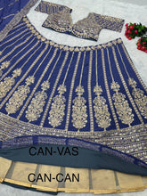 Lilac georgette lehenga
