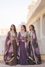 Mehendi green flaired Lehenga and stylish