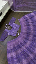 Lilac shimmer Lehenga