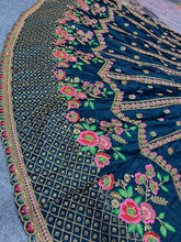 Dusty dark green Lehenga