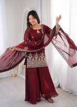 Maroon fendi silk palazzo