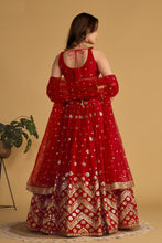 Sara - red and gold elegant Lehenga