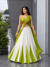 Parrot green readymade Chaniya Choli