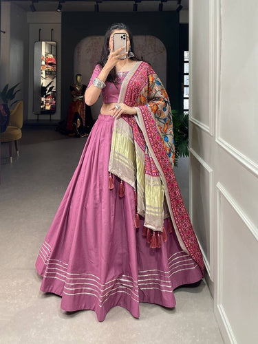 Dusty pink readymade chaniya choli