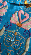 Trendy blue stone embroidered lehenga