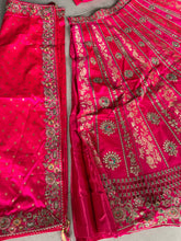 Serenity vol 4 - pink and gold jacquard silk Lehenga