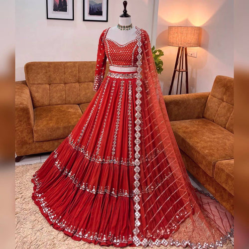 Orange elegant Lehenga