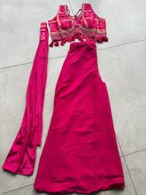 Pink bandhani print palazzo