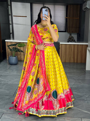 Floral and Geometric collection - digital print lehengas (plus size too)