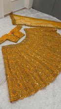 Yellow Thai silk Lehenga