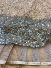 Lush yellow Gold sequin silk Lehenga (bridesmaid piece too)