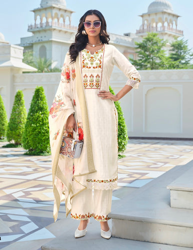 Rubab - jacquard silk salwaar kameez