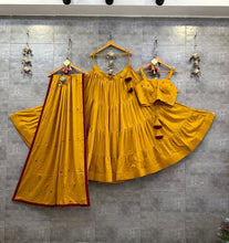 Reyon chaniya choli readymade with spaghetti blouse - lots of colours
