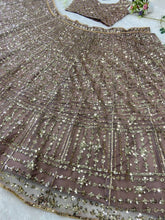 Dusty pink partywear Lehenga
