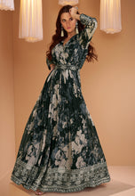 Janisha - readymade black floral gown