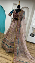 Timeless and classic mulberry silk baby pink Lehenga