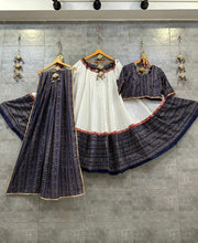 Pure cotton gala concept with gamthi work - readymade
