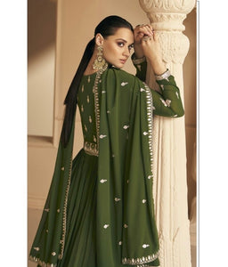 Janisha - mehendi green anarkali