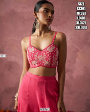 Pink georgette palazzo with cape style readymade