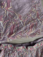 Pastel Lavender circular net Lehenga