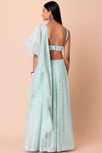 Mint green glam Lehenga
