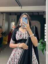 Pure cotton printed and plain with gota patti (readymade)