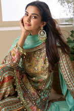 Crepe silk embroidered palazzo set