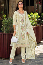 Pastel organza salwaar suit - gurudwara wedding