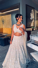 Super gorgeous White and silver Lehenga