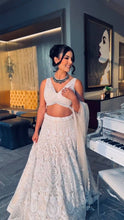Super gorgeous White and silver Lehenga