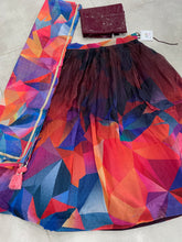 Elegant sequins work burgundy Lehenga