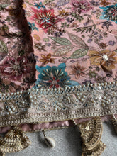 Dusty pink floral palazzo set