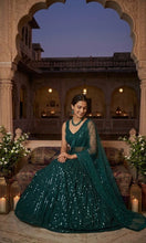 Bottle green partywear lehenga (perfect prom one too)