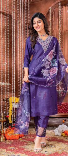 Pure Dola silk salwaar kameez - gurudwara