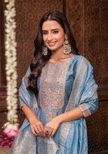 Viscose salwaar kameez with jacquard dupatta - readymade