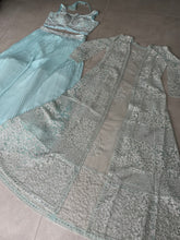 Boutique collection -  baby blue Lehenga with jacket