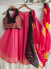 Kutchi work and halter necks readymade chaniya choli