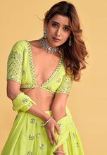Sara - neon green Lehenga