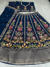 Karla collection - navy blue Lehenga