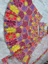Multicoloured floral embroidered Lehenga