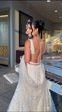 Super gorgeous White and silver Lehenga