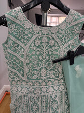 Mint green anarkali