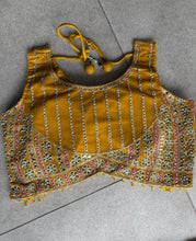 Yellow mirror and thread lightweight Lehenga