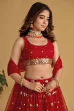 Sara - red and gold elegant Lehenga