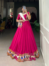Pink and white chaniya choli readymade