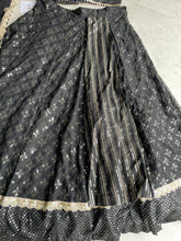 Black fusion Bollywood georgette readymade Lehenga